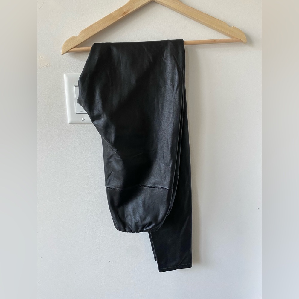 Aritzia Wilfred Daria vegan leather pants